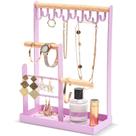 Suporte de joias ProCase de 4 camadas, 20x10x32 cm, organizador roxo