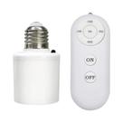 Suporte De Lâmpada Inteligente Com Timer E27 60W, Controle Remoto Sem Fio 110V 220V Para Quarto De