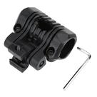 Suporte de lanterna, capacete, braçadeira de liberação rápida, plástico preto Suporte de lanterna, capacete, braçadeira de liberação rápida, plástico preto