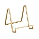 Suporte de livros Tripar Metal banhado a ouro de 10 cm quadrado