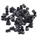 Suporte de luz LED Shell Soquete de lâmpada de plástico 50 unidades pretas Suporte de luz LED Shell Soquete de lâmpada de plástico 50 unidades pretas