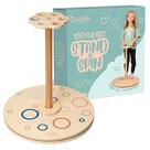 Suporte de madeira Balance Board Driddle e brinquedo giratório com 18 meses ou mais