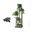 Suporte De Madeira Para Plantas Com 4/5/6 Níveis, Prateleira Para Flores, Expositor Interno, Estante