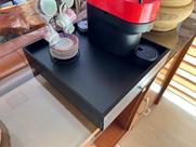 Suporte de Maquina Cafeteira Nespresso Vetuo Pop e Gaveta Organizadora de Capsulas