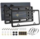 Suporte de matrícula frontal XCLPF, kit universal sem furadeira Suporte de matrícula frontal XCLPF, kit universal sem furadeira
