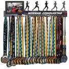 Suporte de Medalhas Corrida Rua Casal Porta Retrato 61cm