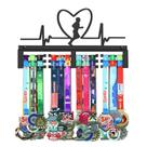 Suporte de medalhas GENOVESE Medal Expositor de Medalhas em Aço Preto