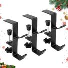 Suporte de meias de Natal Hooks Guojanfon, braçadeira ajustável