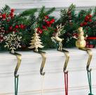 Suporte de meias de Natal NIGHT-GRING, conjunto de 4 bonecos de neve