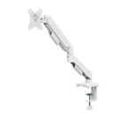 Suporte de Mesa Articulado Bluecase Ergo Flexy para Monitor, 17" a 32", com Portas USB, Suspensão Mecânica, Até 9kg, Branco - BSMTS01U-1WBX
