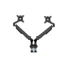 Suporte de Mesa Articulado para 2 Monitores de 17" a 32" FlexiSpot MA8D2, Ajustes com Pistão a Gás, VESA, Preto - MA8D2B