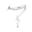 Suporte de Mesa Articulado para Monitores de 13" a 32" Xtrike Me, Ajuste de altura, Pistão a Gás, Vesa, Branco - HT-20WT