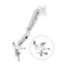 Suporte De Mesa Branco Ergo Flexy Para Monitor Articulado Com Suspensão 17" a 32" Bluecase BSMTS01U-1WBX