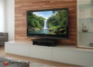 Suporte de Mesa Giratório 360 com Nicho para TV Preto