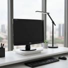 Suporte de Mesa Giratório 360 para Monitor Branco Suporte de Mesa Giratório 360 para Monitor Branco