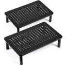 Suporte de mesa Monitor Riser LOTEYIKE, pacote com 2, 3, ajustável em altura
