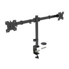 Suporte de Mesa Mt-Ergo-B2-PR para 2 Monitores 10" a 24" com Inclinação Preto Multivisão Suporte de Mesa Mt-Ergo-B2-PR para 2 Monitores 10" a 24" com Inclinação Preto Multivisão