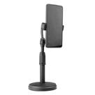 Suporte De Mesa Para Celular E Microfone Com Regulagem De Altura Para Live Podcast Estúdio