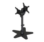 Suporte de mesa para dois monitores com rotação para mesa de aço carbono