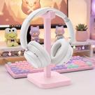 Suporte de Mesa para Headset Fone de Ouvido Gamer Colorido Escritório Computador Moderno Base Cor:Rosa
