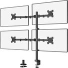 Suporte de mesa para monitor quádruplo WALI M004 para tela de 27" de 22 libras