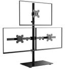 Suporte de mesa para monitor triplo WALI M003, 27 polegadas, 10 kg branco