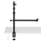 Suporte de mesa para montagem em mesa com braço mágico e cabeça esférica de 1/4 SMALLRIG Suporte de mesa para montagem em mesa com braço mágico e cabeça esférica de 1/4 SMALLRIG