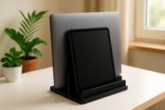 Suporte de mesa para tablet e notebook leve e resistente ideal para escritórios home office estudos e entretenimento Suporte de mesa para tablet e notebook leve e resistente ideal para escritórios home office estudos e entretenimento
