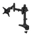 Suporte de mesa para tela/monitor de 10 a 29 polegadas triarticulado garra/ morsa
