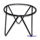 Suporte de Mesa Tripé para Vaso 11 Preto - JC JARDIM Suporte de Mesa Tripé para Vaso 11 Preto - JC JARDIM