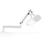 Suporte de Microfone Boom Arm FIFINE BM88W - Baixo Perfil em Metal Branco