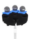 Suporte de microfone Etour Multi para 6 microfones com anéis estabilizadores