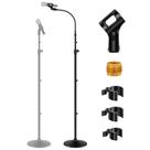 Suporte de microfone InnoGear removível Gooseneck, altura 80-180 cm
