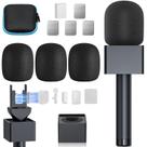Suporte de Microfone Portátil GAHOGA para DJI Rode Wireless GO com 3 Filtros Pop