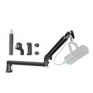 Suporte de microfone Prizmora Low Profile Mic Arm 15 cm Extra Riser