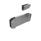 Suporte de mola aérea A530 para porta de vidro Soprano Prata Suporte de mola aérea A530 para porta de vidro Soprano Prata