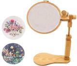 Suporte de moldura de bordado TAPBULL Rotatable Bamboo 28cm