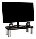 Suporte de monitor 3M extra largo ajustável MS90B prateado/preto Suporte de monitor 3M extra largo ajustável MS90B prateado/preto