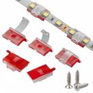 Suporte de montagem de luz LED Strip Light, pacote de três a dois e 100