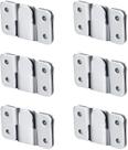 Suporte de montagem embutida HerMia 56x36 mm, reforçado, 6 pares Suporte de montagem embutida HerMia 56x36 mm, reforçado, 6 pares