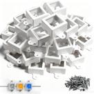 Suporte de montagem Henkgo 45 Set Clips com parafusos para Govee H705/H805 Suporte de montagem Henkgo 45 Set Clips com parafusos para Govee H705/H805