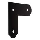 Suporte de montagem National Hardware N800-014 Decorativo Preto 7,5x21cm