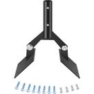 Suporte de montagem no telhado para palhetas, mastros de bandeira e aspersores