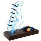 Suporte de Palhetas de Guitarra NZNDB Iluminado em Madeira