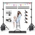 Suporte de pano de fundo BEIYANG 2,3 m x 3 m ajustável com bolsa de transporte