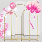 Suporte de pano de fundo em arco de casamento Bearfire 2,2 m/2 m/1,8 m com capa