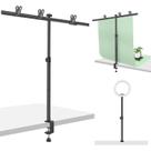 Suporte de pano de fundo JINSUI em forma de T 90x100cm com braçadeiras