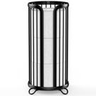 Suporte de papel higiênico Bunoxea Freestanding Black Suporte de papel higiênico Bunoxea Freestanding Black