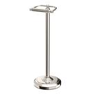 Suporte de papel higiênico independente Gatco 1436PN 56 cm de níquel polido
