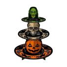 Suporte De Papel Para Cupcakes De 3 Camadas Para Halloween, Torre De Exibição De Sobremesas DIY,